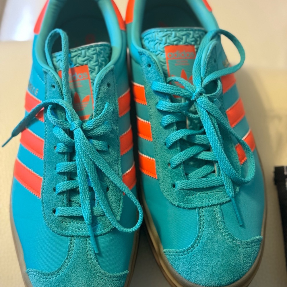 adidas Teal and Orange Athletic Shoes